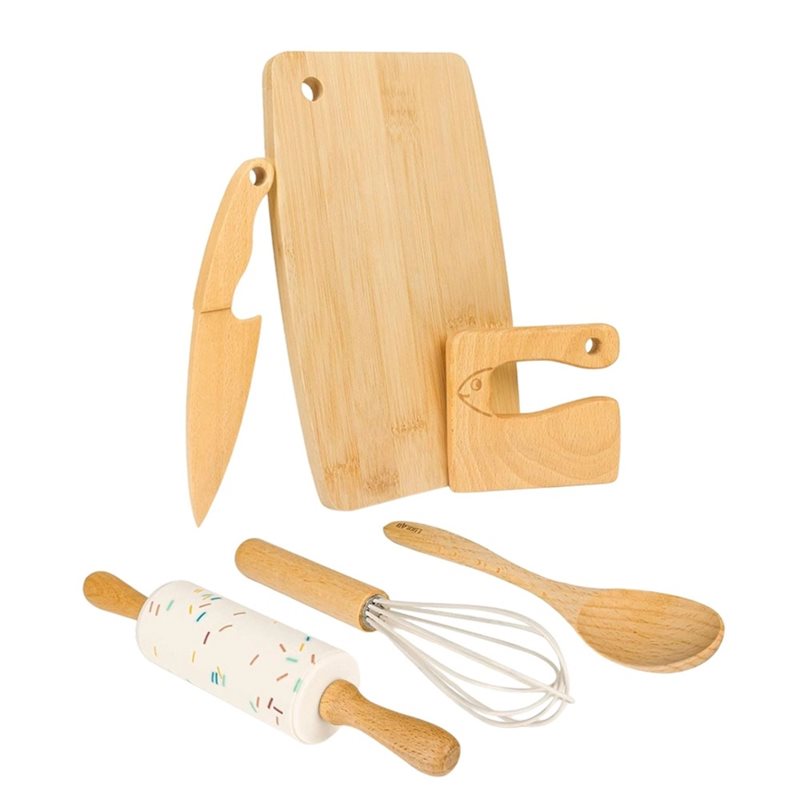 Kitchen Kids Baking Set - SHGO – деревянный набор для кулинарных