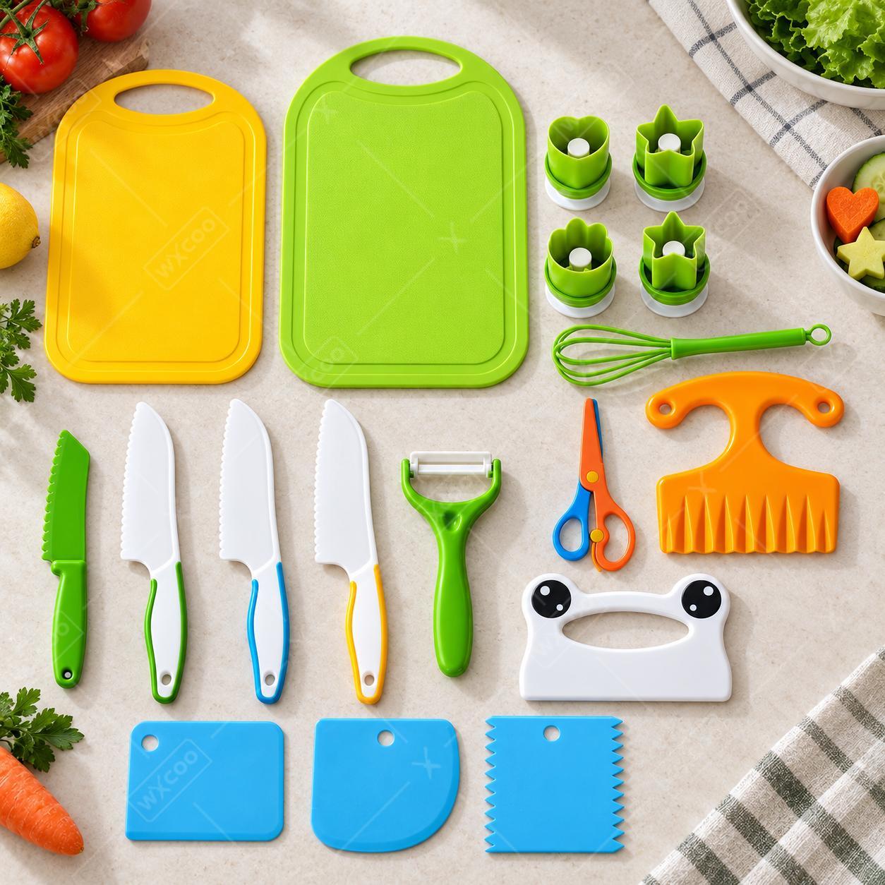 WXCOO – набор безопасных пласт – обзор и цена Kitchen Kids Baking Set